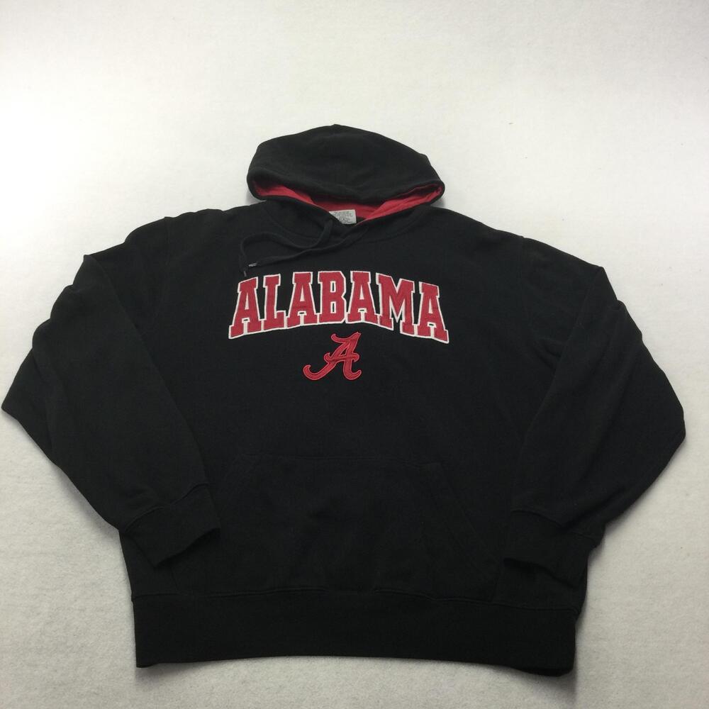 Alabama Crimson Tide Sweatshirt Mens Large Black NCAA Stadium Athletics